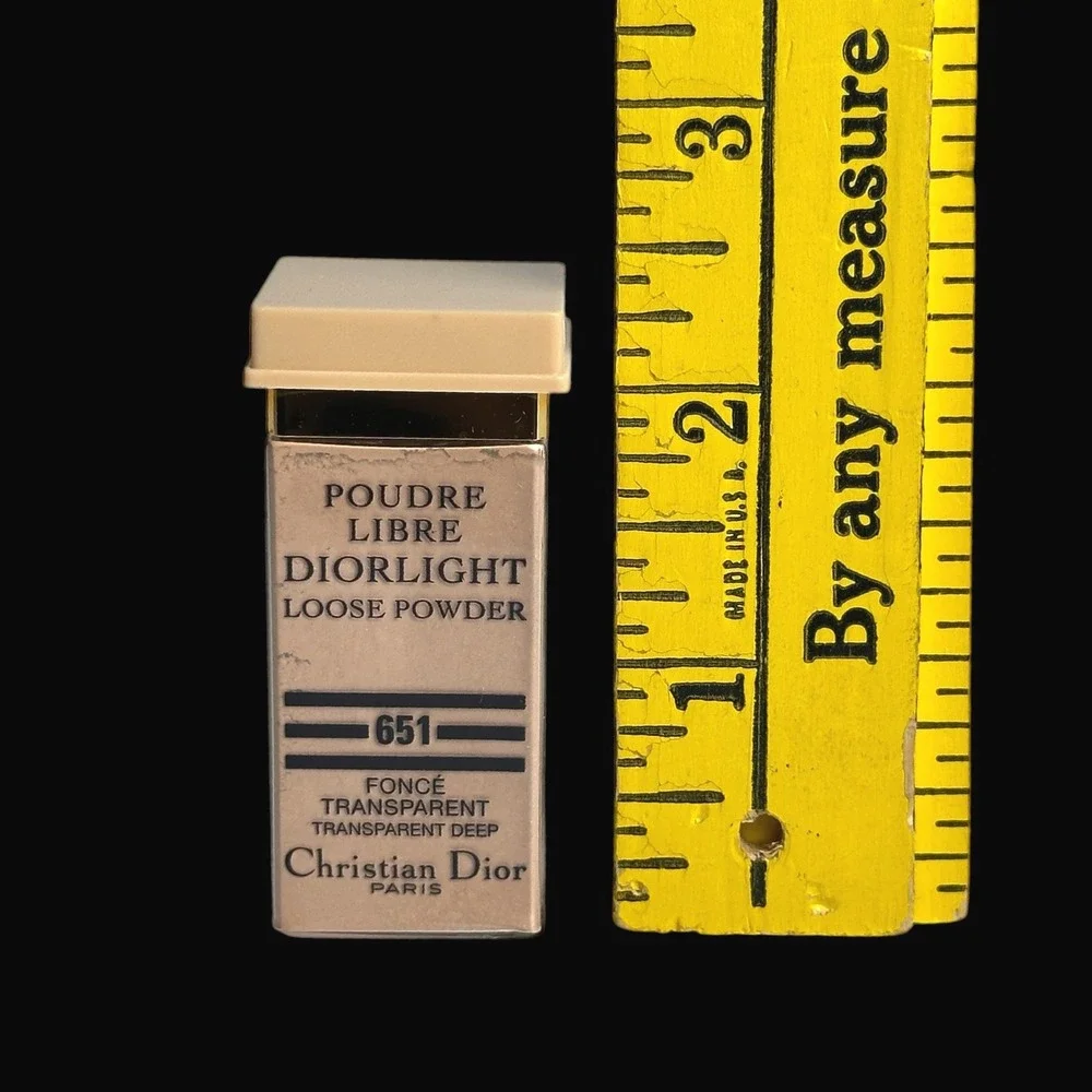 Christian Dior Poudre Libre Diorlight Loose Powder 651 Transparent‎ Deep Vintage